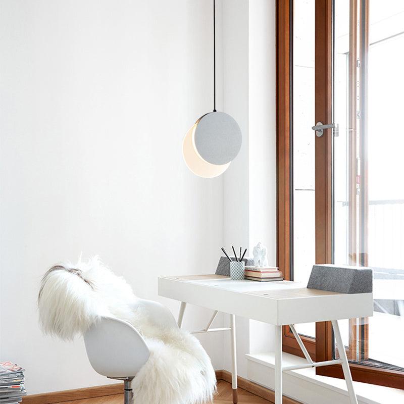 Metal Contemporary Pendant Light 1-Light Hanging Ceiling Light for Dining Room