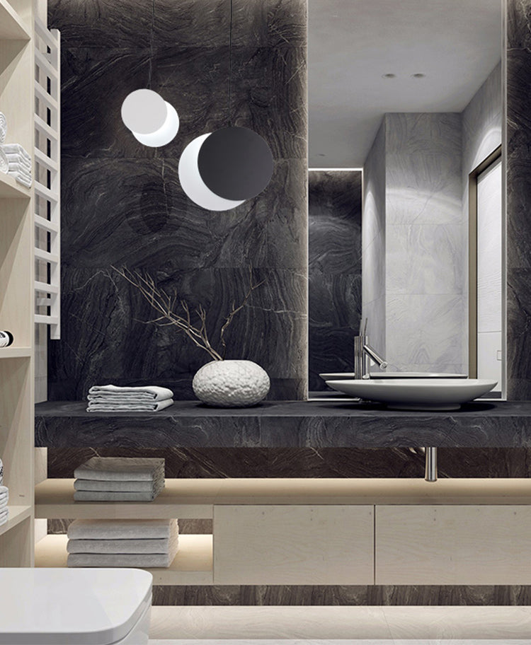 Metal Contemporary Pendant Light 1-Light Hanging Ceiling Light for Dining Room