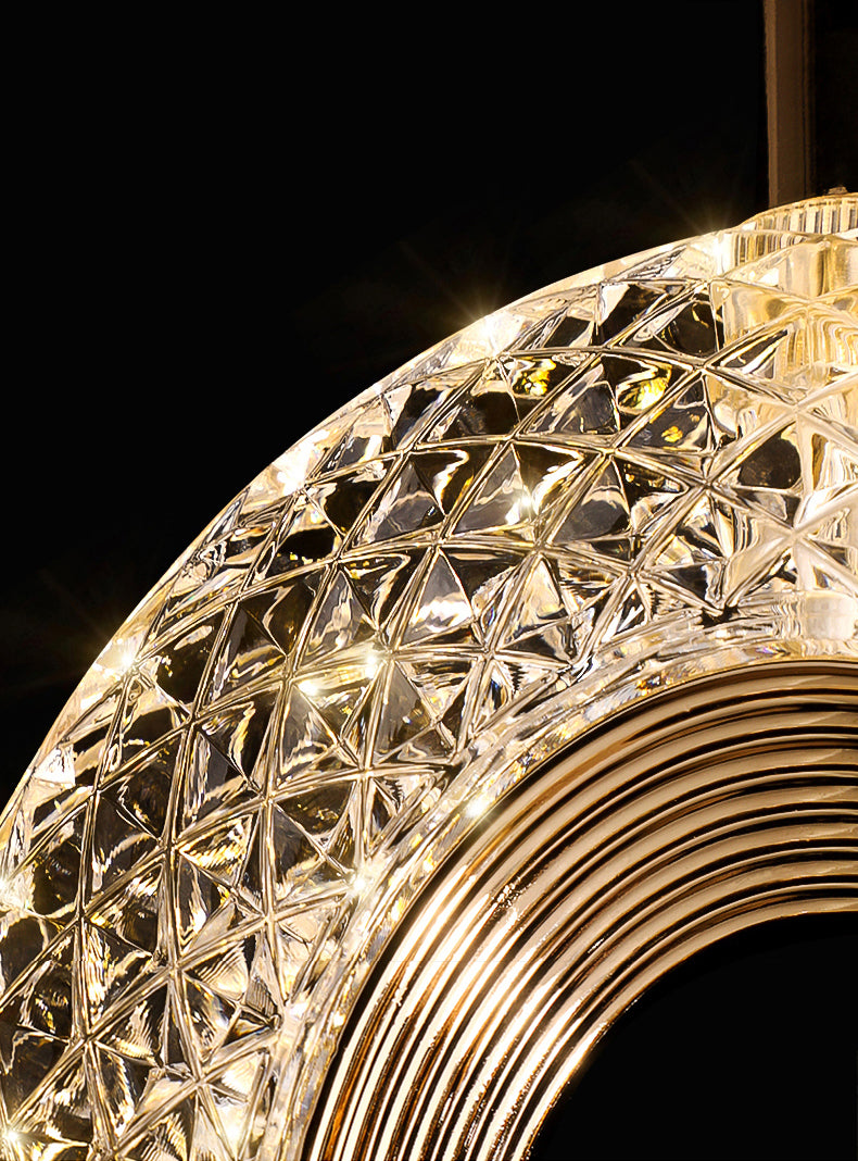 Accesorio acrílico de iluminación minimalismo kit de luz colgante para dormitorio