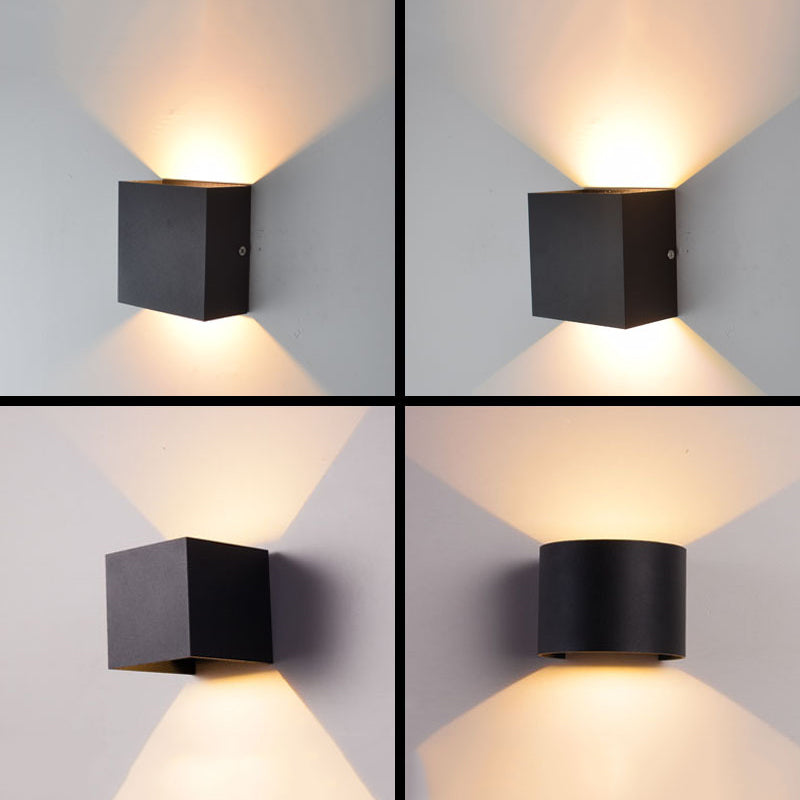 Lumières murales en aluminium à 2 lumière