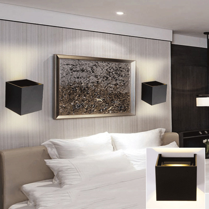 Lumières murales en aluminium à 2 lumière