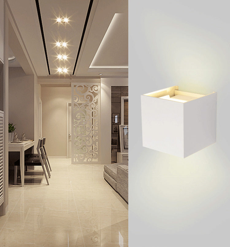 Lumières murales en aluminium à 2 lumière