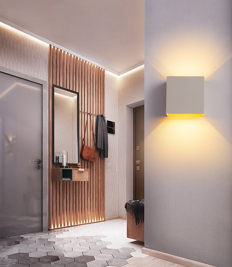 Lumières murales en aluminium à 2 lumière