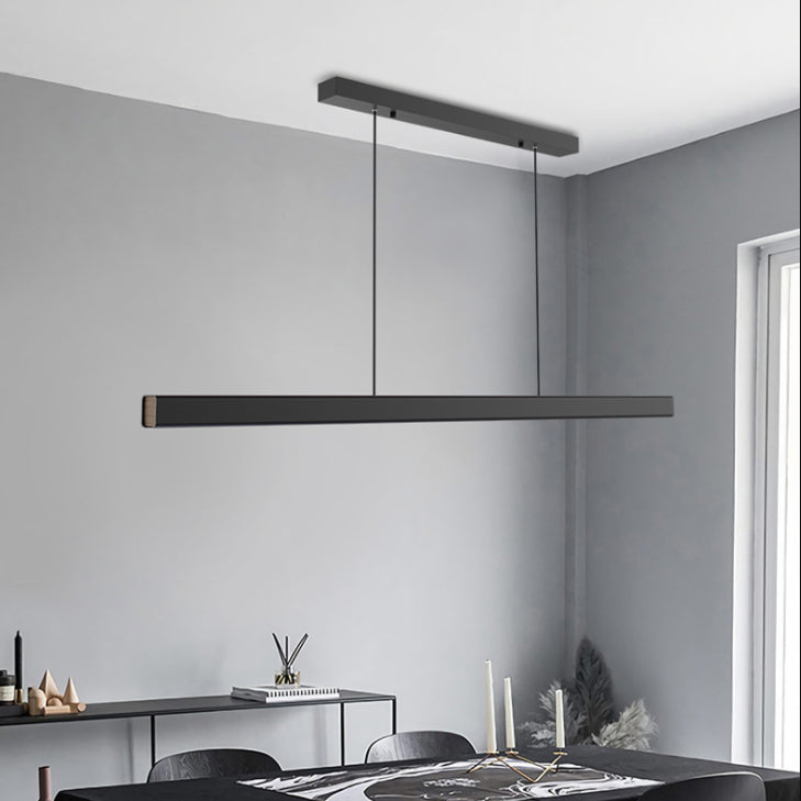Linear Pendant Lighting Island Light Fixture Modern Pendant Light Metal Chandelier