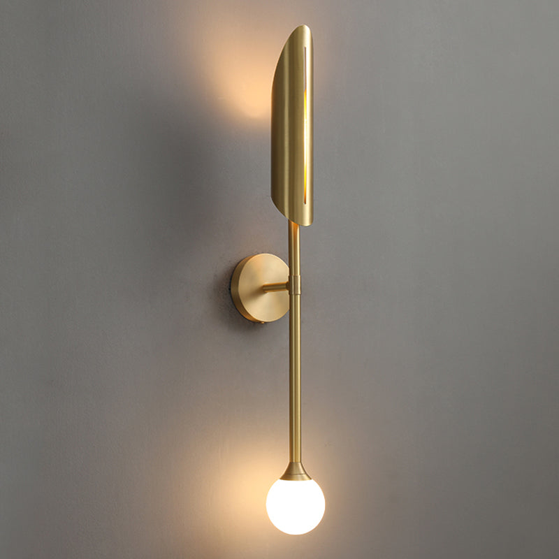 Lampada con appunti con appunti in stile moderno in stile moderno in metallo da letto da letto in rame in rame