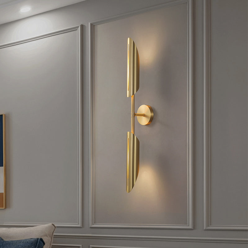 Lampada con appunti con appunti in stile moderno in stile moderno in metallo da letto da letto in rame in rame