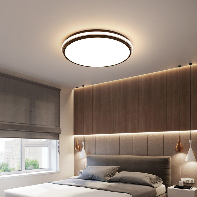 Rectangular Flush Mount Ceiling Light with Acrylic Shade for Living Room