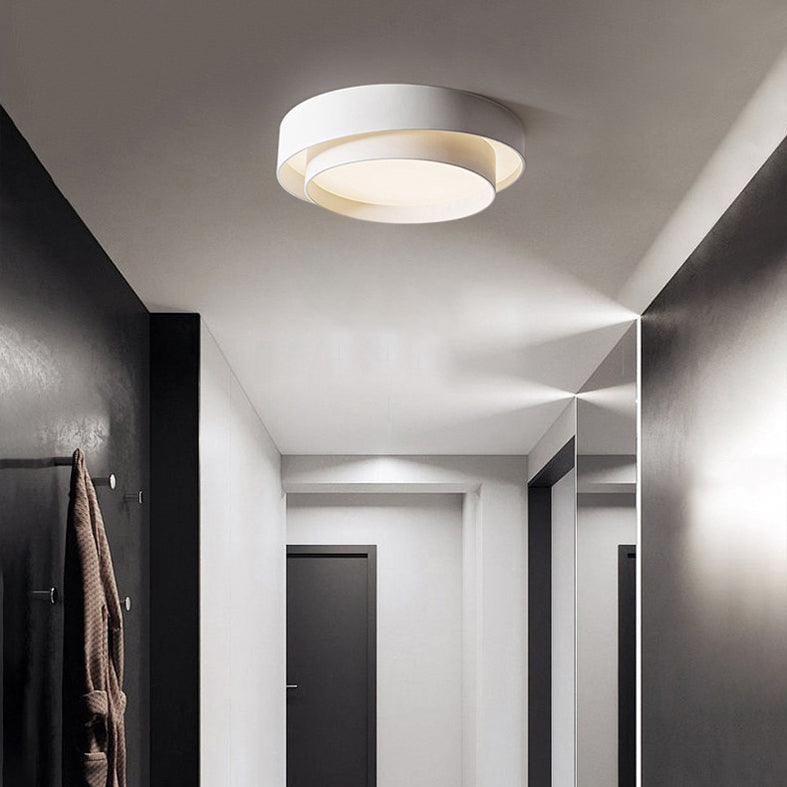 Luces de techo empotradas con pantalla acrílica de arte de hierro para sala de estar