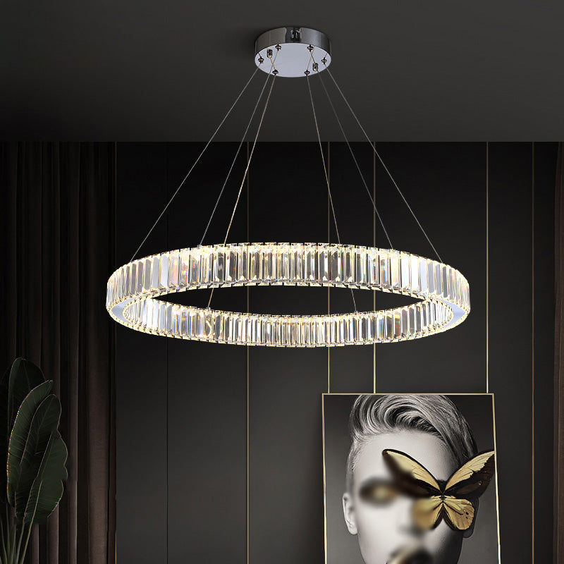 Lumo rotondo moderno a ciondolo moderno dimmerabile per soggiorno sala da pranzo