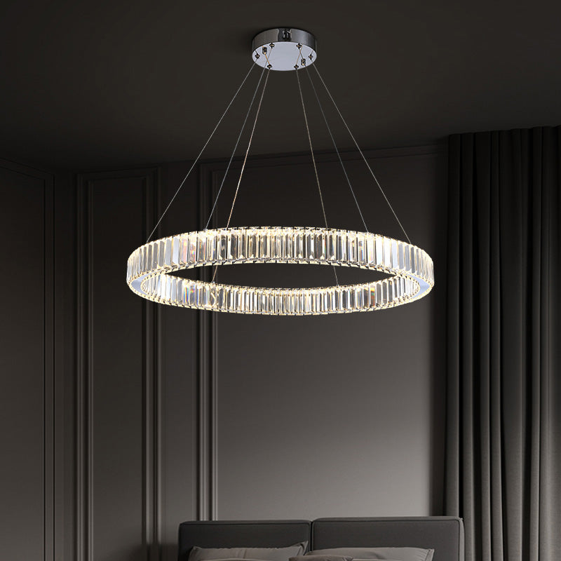 Lumo rotondo moderno a ciondolo moderno dimmerabile per soggiorno sala da pranzo