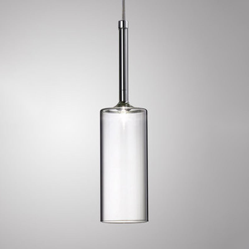 Klares Glas Deckenleuchte Ding Room Schlafzimmer 1 Licht modernes hängendes Licht
