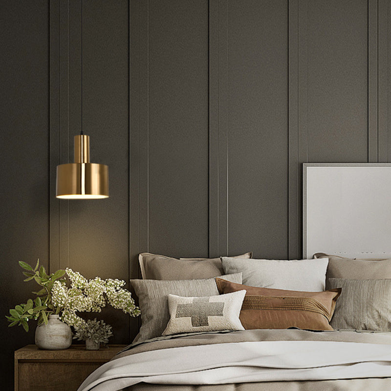 Luce appesa al metallo a testa singola Luce appesa in stile postmoderno per caffetteria