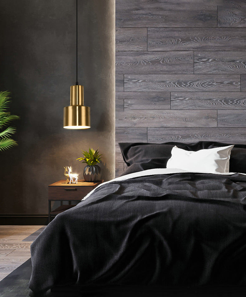 Luce appesa al metallo a testa singola Luce appesa in stile postmoderno per caffetteria