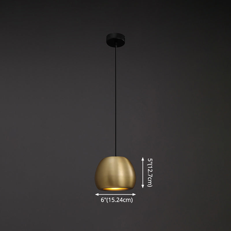 Bulbe métalle suspendu à la lumière de style postmoderne de style postmoderne