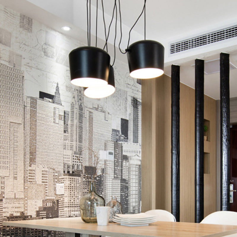 1 Light Bowl Pendant Lighting Modern Metallic Pendant Ceiling Lights for Restaurant