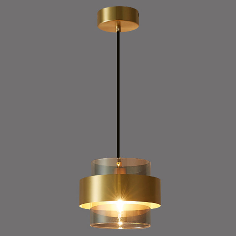 Gold Metal Hanging Light Postmodern Style Pendant Light Hanging Light for Clothing Shop