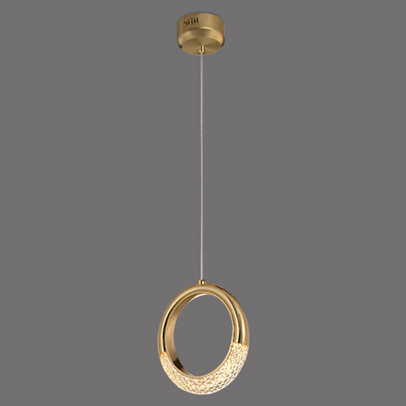 Gold Metal Hanging Light Postmodern Style Pendant Light Hanging Light for Clothing Shop