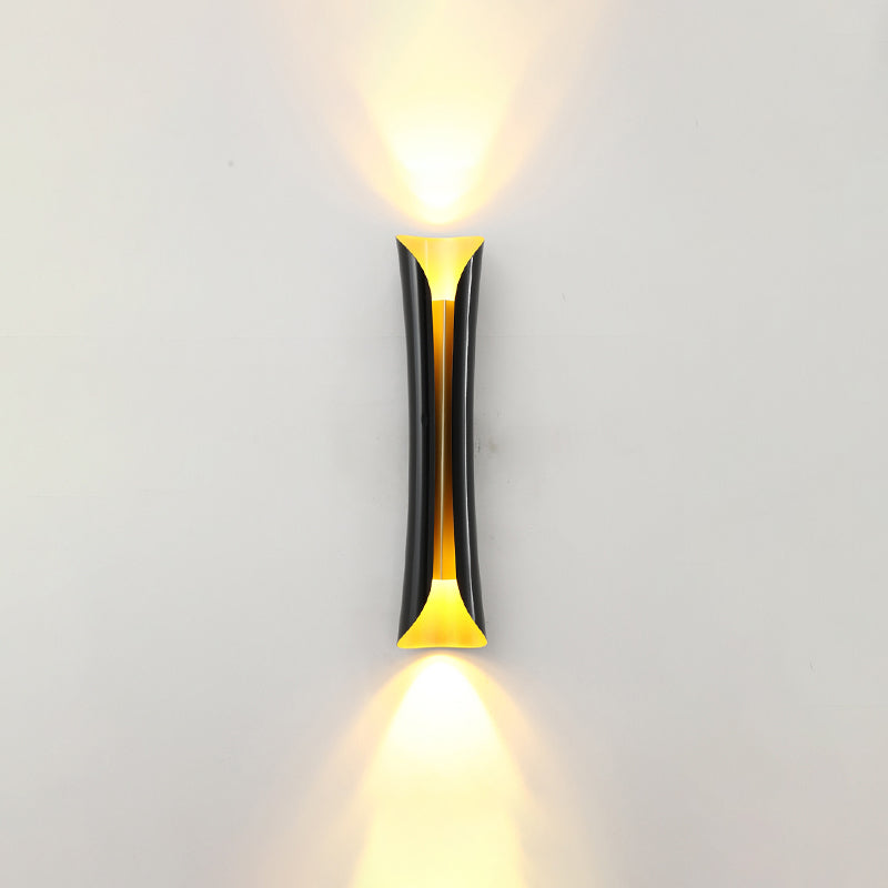 Curl Metal Sconce Funce Functure Contemporary Style Wall Light Sconce per camera da letto