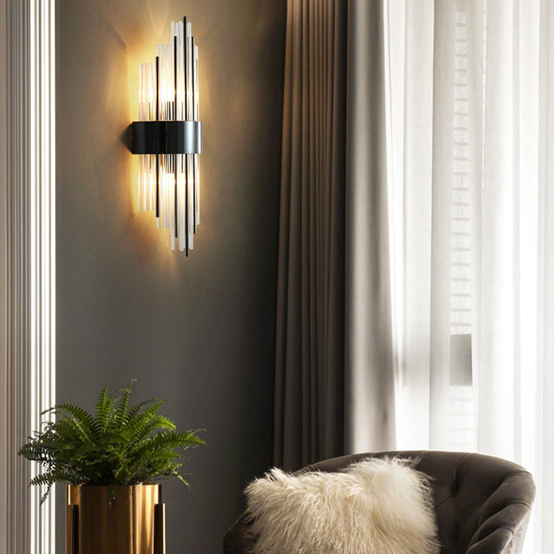Lampade montate a parete cilindri moderne semplicità luci montate a parete per cristallo per soggiorno