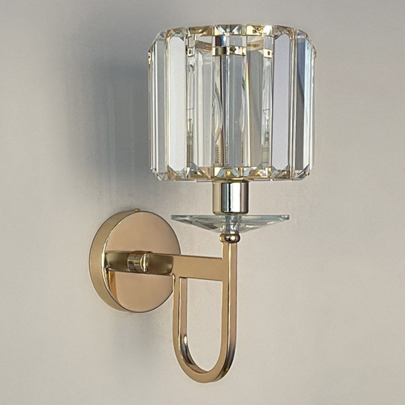 1 Light Wall Mounted Lamps Modern Simplicity Crystal Wall Mounted Lights for Living Room