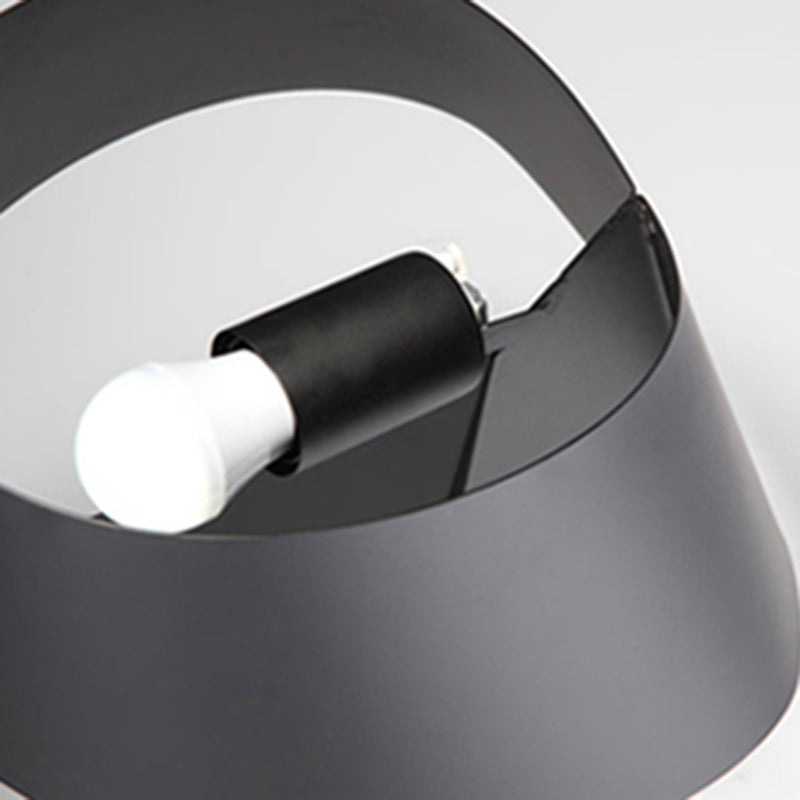 Arte Decor-Light Light Light Lightstand Light Storning Curved Light con tonalità metallica