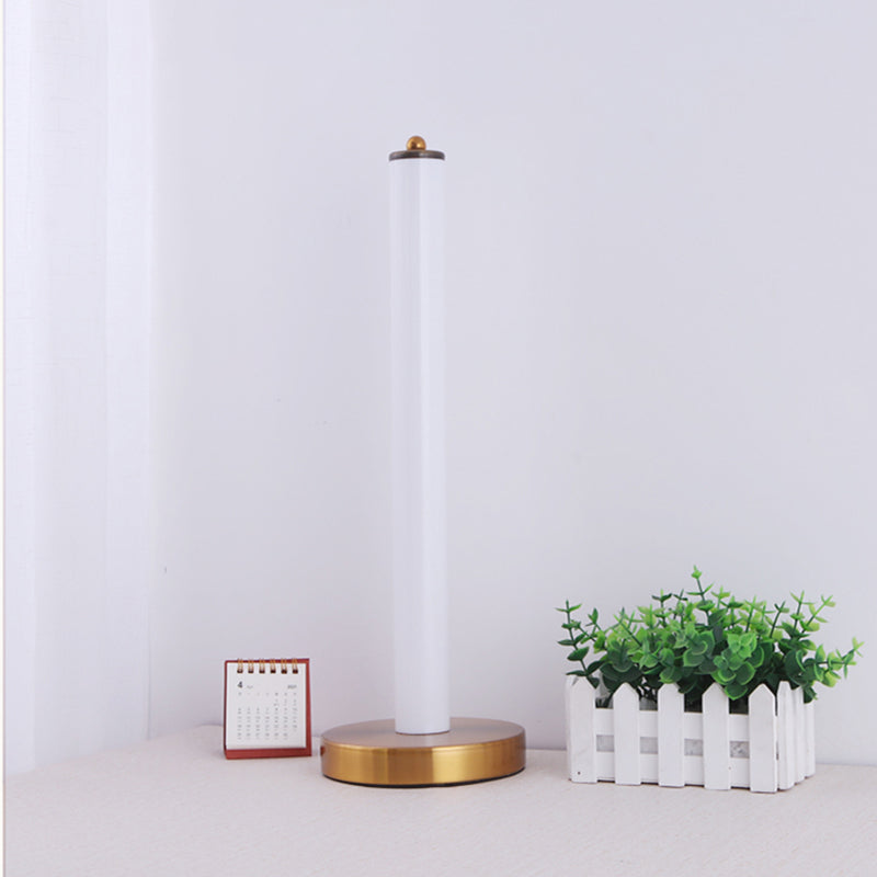Luz de mesa de plástico en forma de poste Simplicidad Led Night Stand Light para dormitorio
