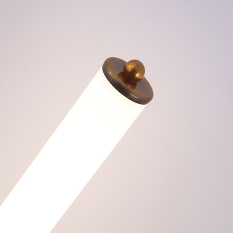 Luz de mesa de plástico en forma de poste Simplicidad Led Night Stand Light para dormitorio
