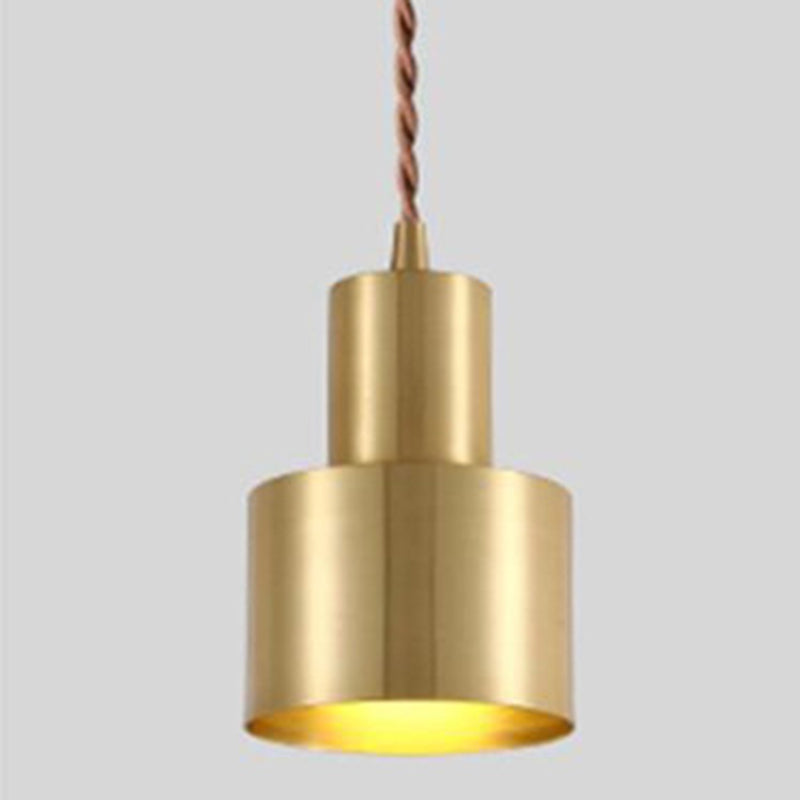 Métal postmoderne suspension de la lumière suspendue 1 tête de tête de tête pour la cuisine