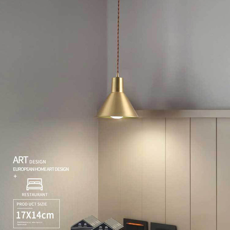 Postmodern Metal Hanging Light Pendant Light 1 Head Hanging Light for Kitchen