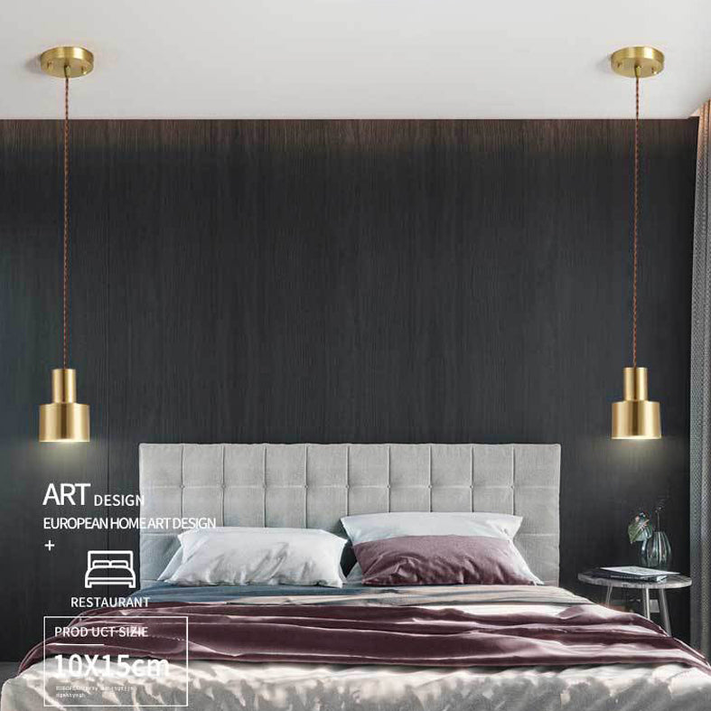 Postmodern Metal Hanging Light Pendant Light 1 Head Hanging Light for Kitchen