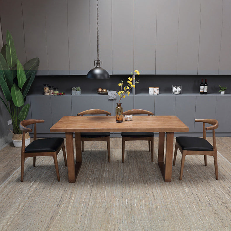 Modern Kitchen Wooden Dining Furniture Set with Rectangle Table Formal Dining¬†Room¬†Table¬†Set