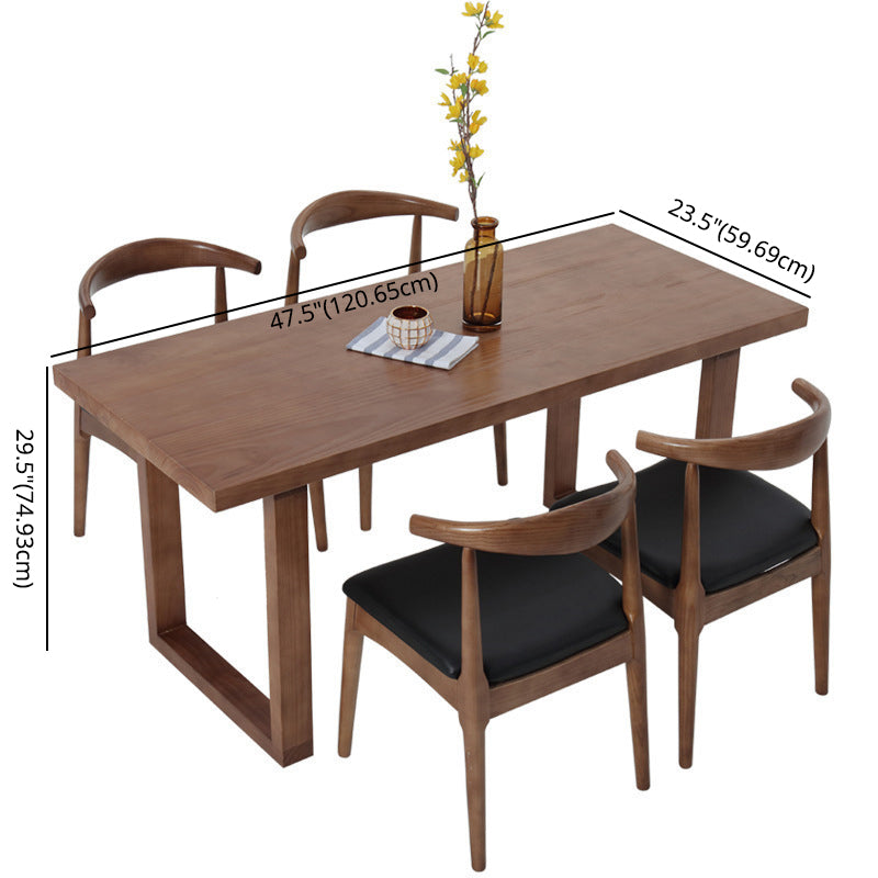 Modern Kitchen Wooden Dining Furniture Set with Rectangle Table Formal Dining¬†Room¬†Table¬†Set