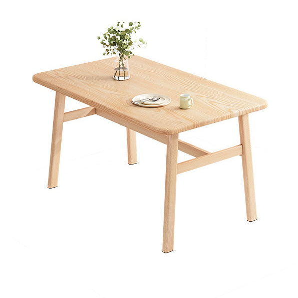 Modern Rectangle Shape Standard Dining Set MDF Kitchen Dining Set in Khaki