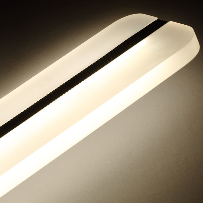 Lumière de l'île LED linéaire blanche dans la simplicité moderne PENDANT FER WARGÉ