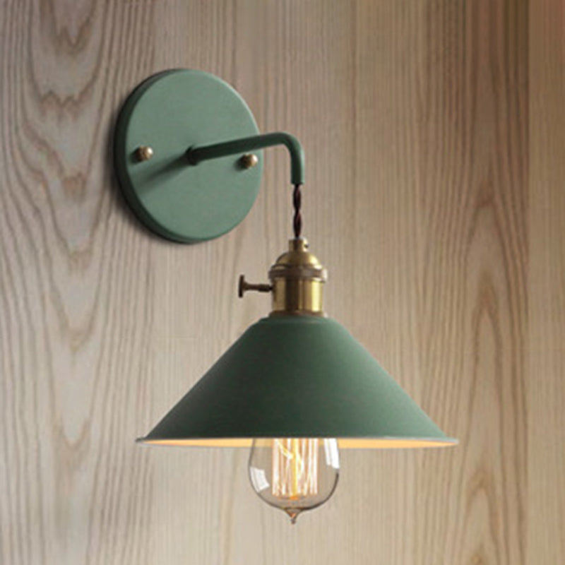 Moderne nordische Makkaron -Hängende Wandlampenmeinungskegelwandleuchte für Innenräume
