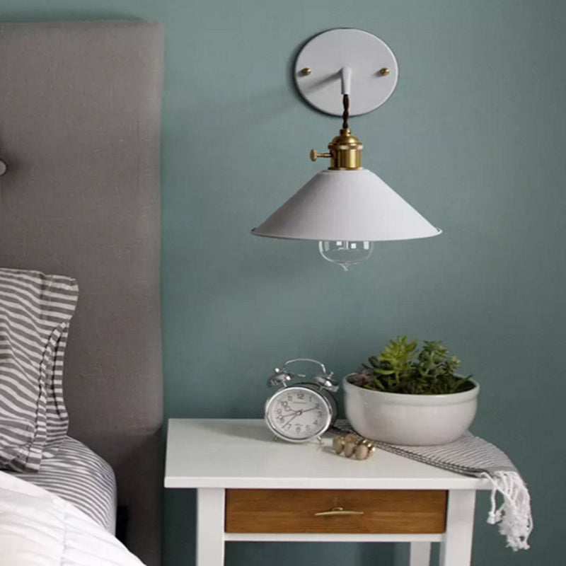 Moderne nordische Makkaron -Hängende Wandlampenmeinungskegelwandleuchte für Innenräume