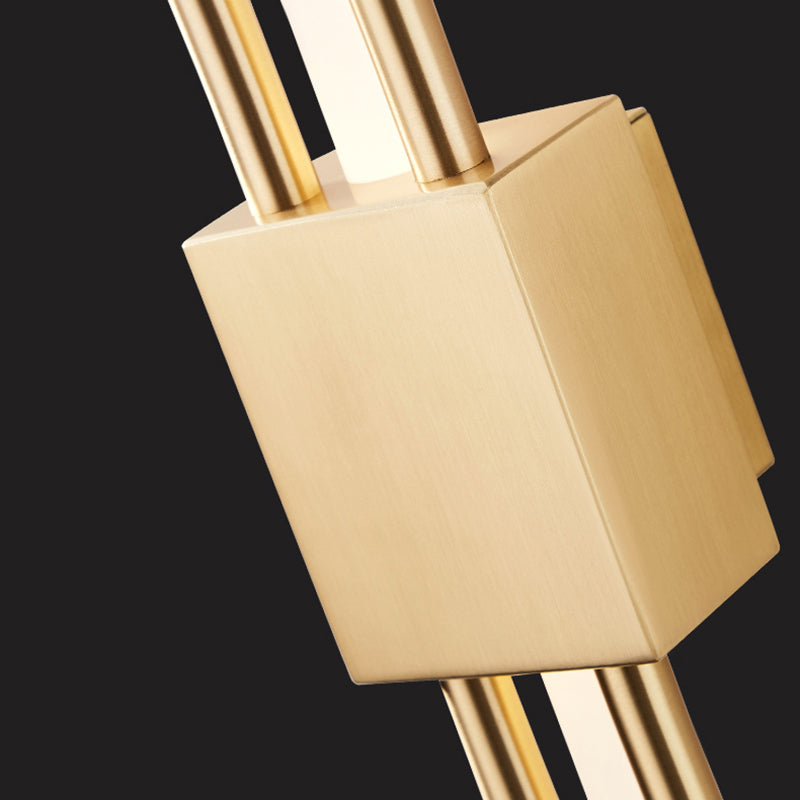 Zeitgenössische Metallwandbeleuchtung 1 Licht lineares Leuchten für Schlafzimmer