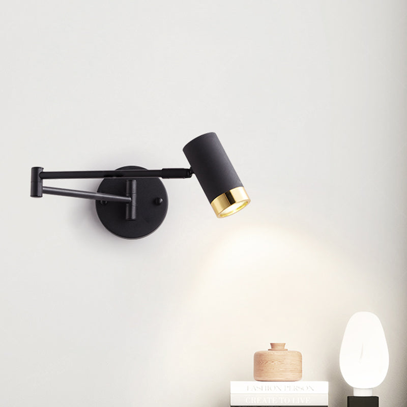 Fissature a parete in alluminio a doppio braccio Fissature a parete moderna a 1 luce Luci da parete per soggiorno per soggiorno