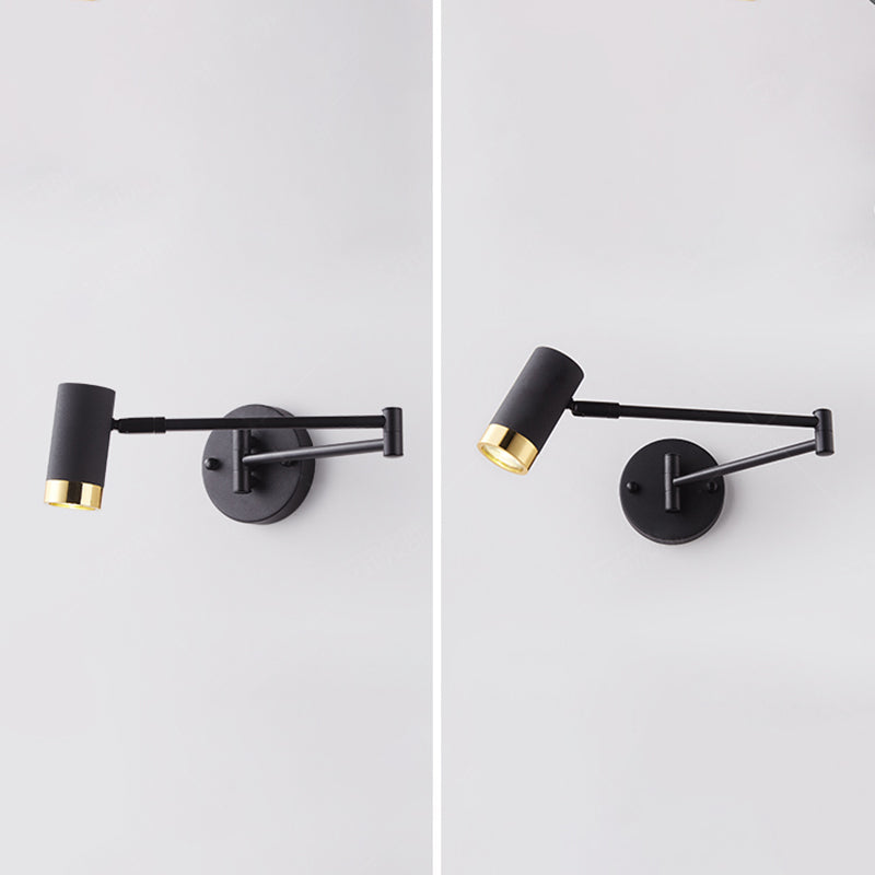 Fissature a parete in alluminio a doppio braccio Fissature a parete moderna a 1 luce Luci da parete per soggiorno per soggiorno