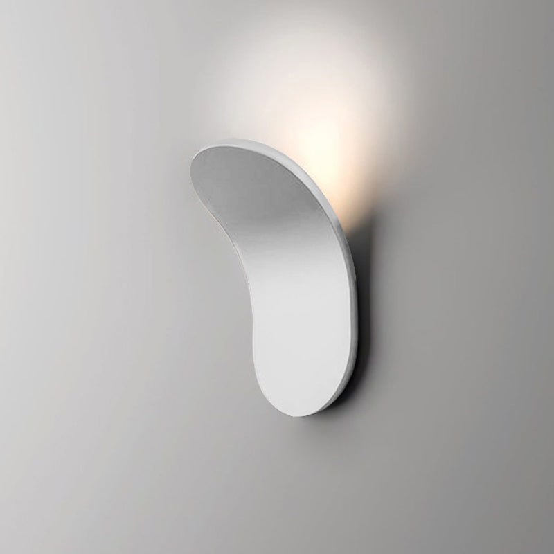 Piegare i dispositivi di illuminazione delle pareti in metallo ovale per le pareti di illuminazione moderna a 1 luci a parete lampade a 1 luci