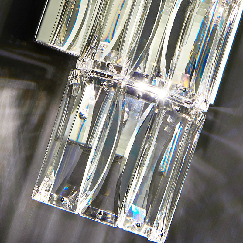 Transparante cilinderwand SCONCE Verlichting Moderne stijl Crystal Wall Mounted Lights