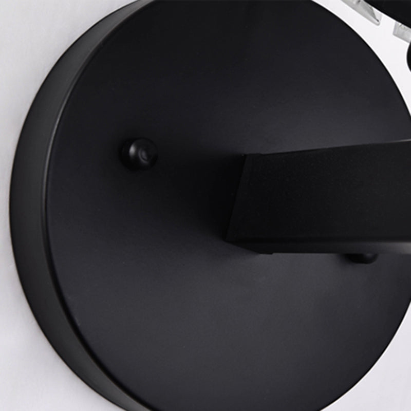 Lampada a parete cilindrica Stile moderno a 1 luce trasparente lampada montata a parete