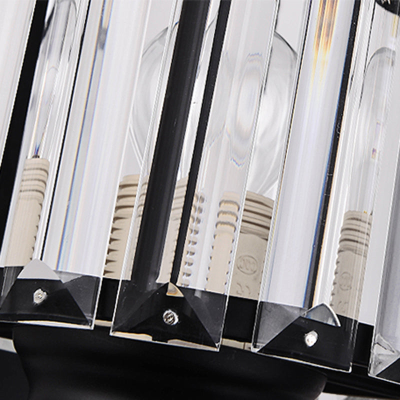 Lampada a parete cilindrica Stile moderno a 1 luce trasparente lampada montata a parete