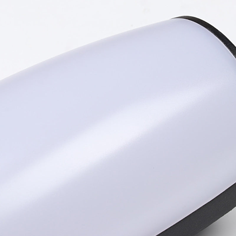 Éclairage mural de nuance géométrique moderne Métal de style simple 1 Lumière Lumière Lumière en noir