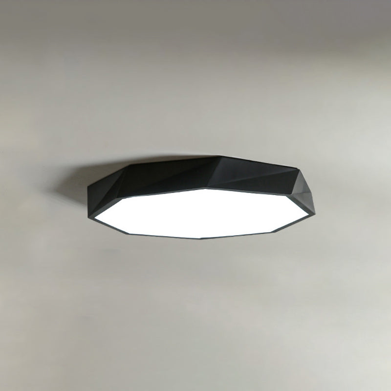 Acrilico Macaron LED de monte en el moderno estilo creativo de acero de techo geométrico de luz para dormitorio