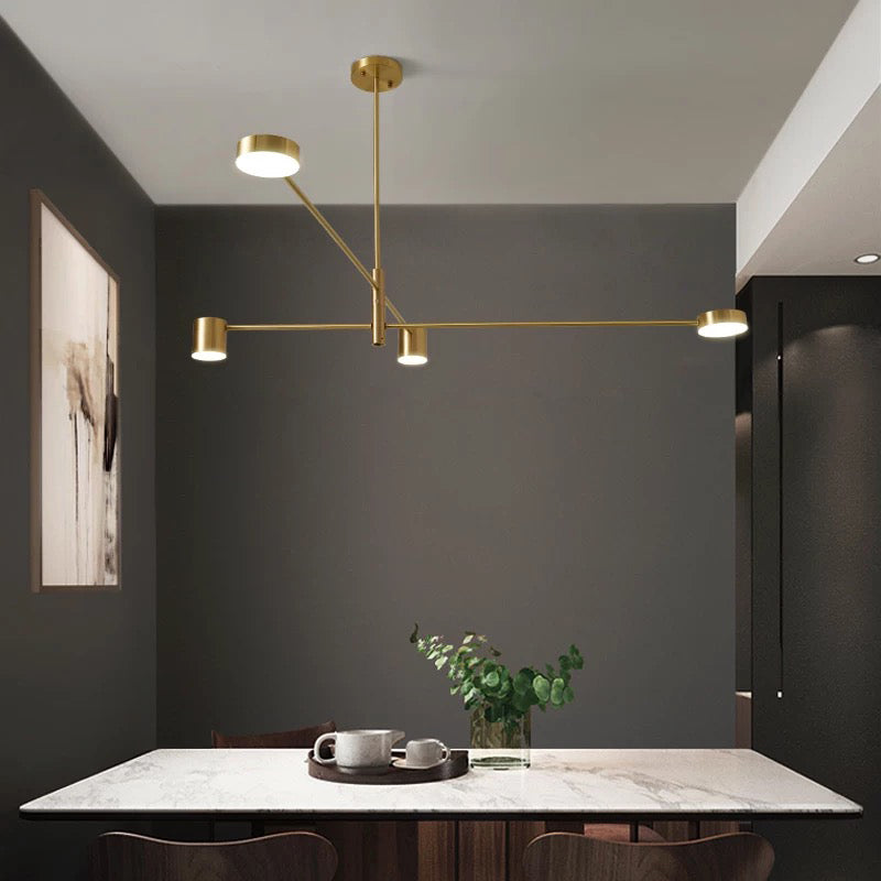 Acrylic Contemporary Pendant Lighting Fixtures Bronze Sputnik Hanging Lights