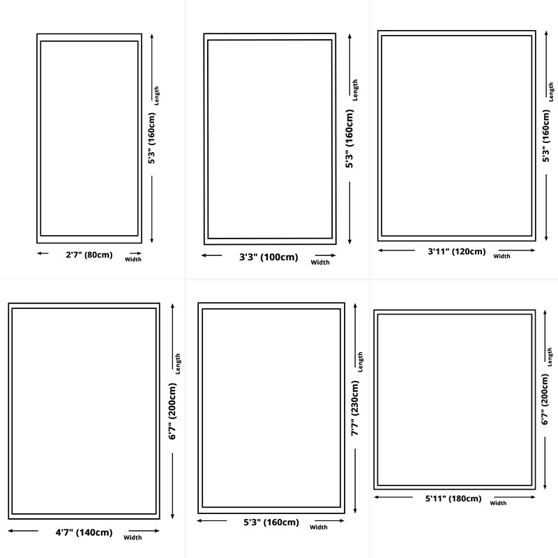 Bold Modern Carpet Abstract Print Area Rug Non-Slip Polyster Rug for Home Decoration