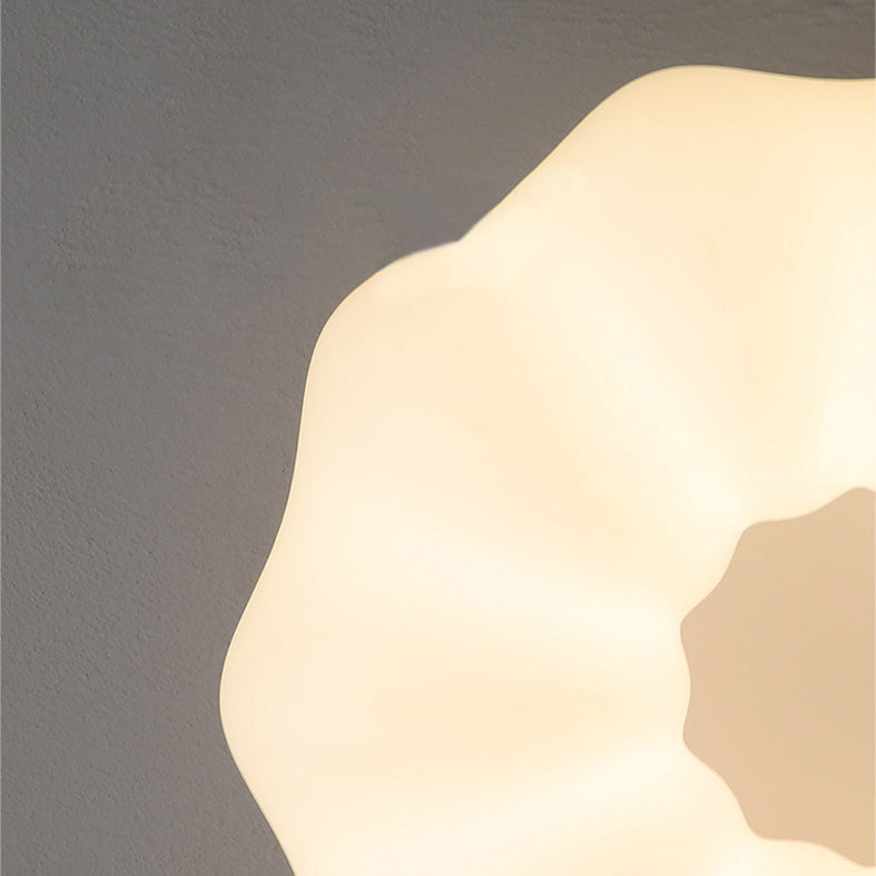 White Cloud Pendant Light LED Acrylic Ceiling Suspension Lamp for Bedroom