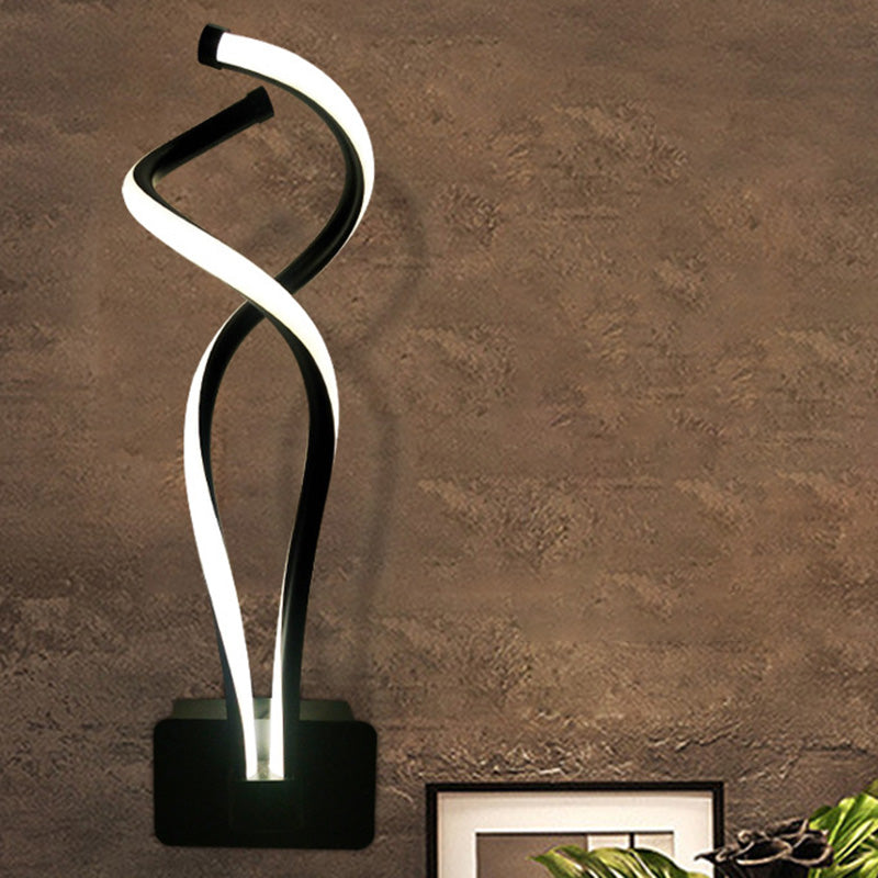 Accoglienza a parete a spirale Freeture Minimalist in stile Minimalista LED LED Black Wall Sconce Illuminazione