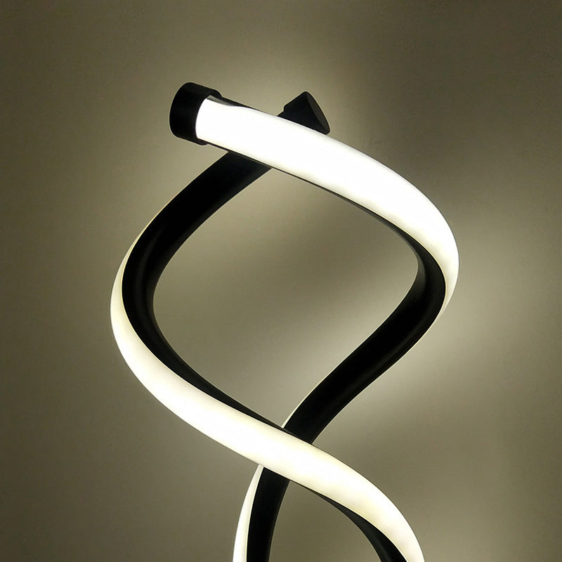 Accoglienza a parete a spirale Freeture Minimalist in stile Minimalista LED LED Black Wall Sconce Illuminazione